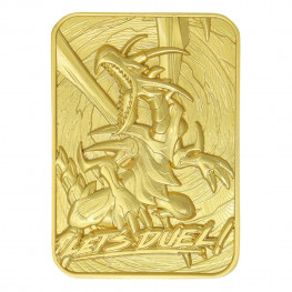 Yu-Gi-Oh! replika Card Red Eyes B. Dragon (gold plated)